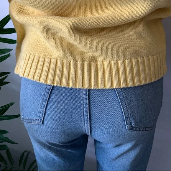 v i n t a g e :: Preppy Cotton Toggle Cowl Knit Sweater - Picture 4 of 11